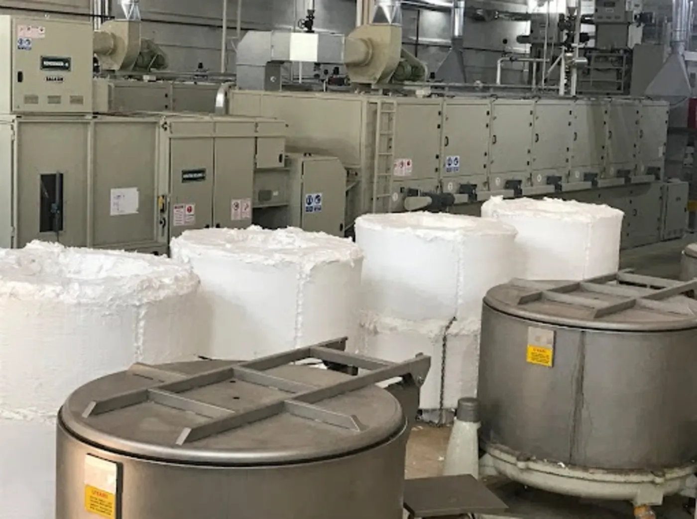 Hydrophilic plant processing lines